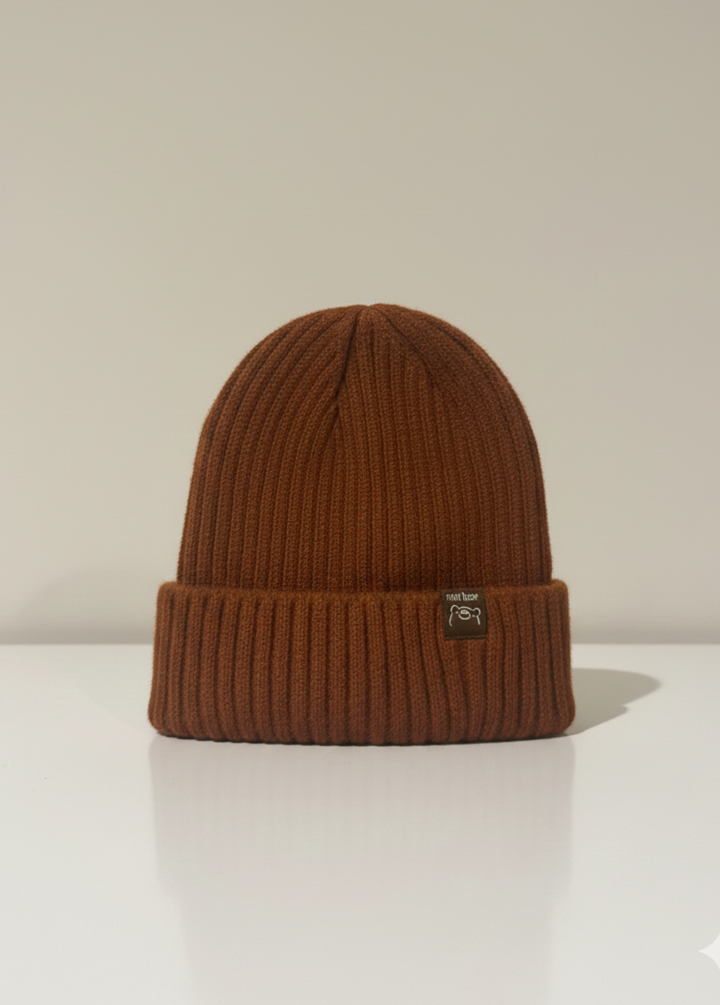 The Nini Bear Beanie Hat - Honey Brown
