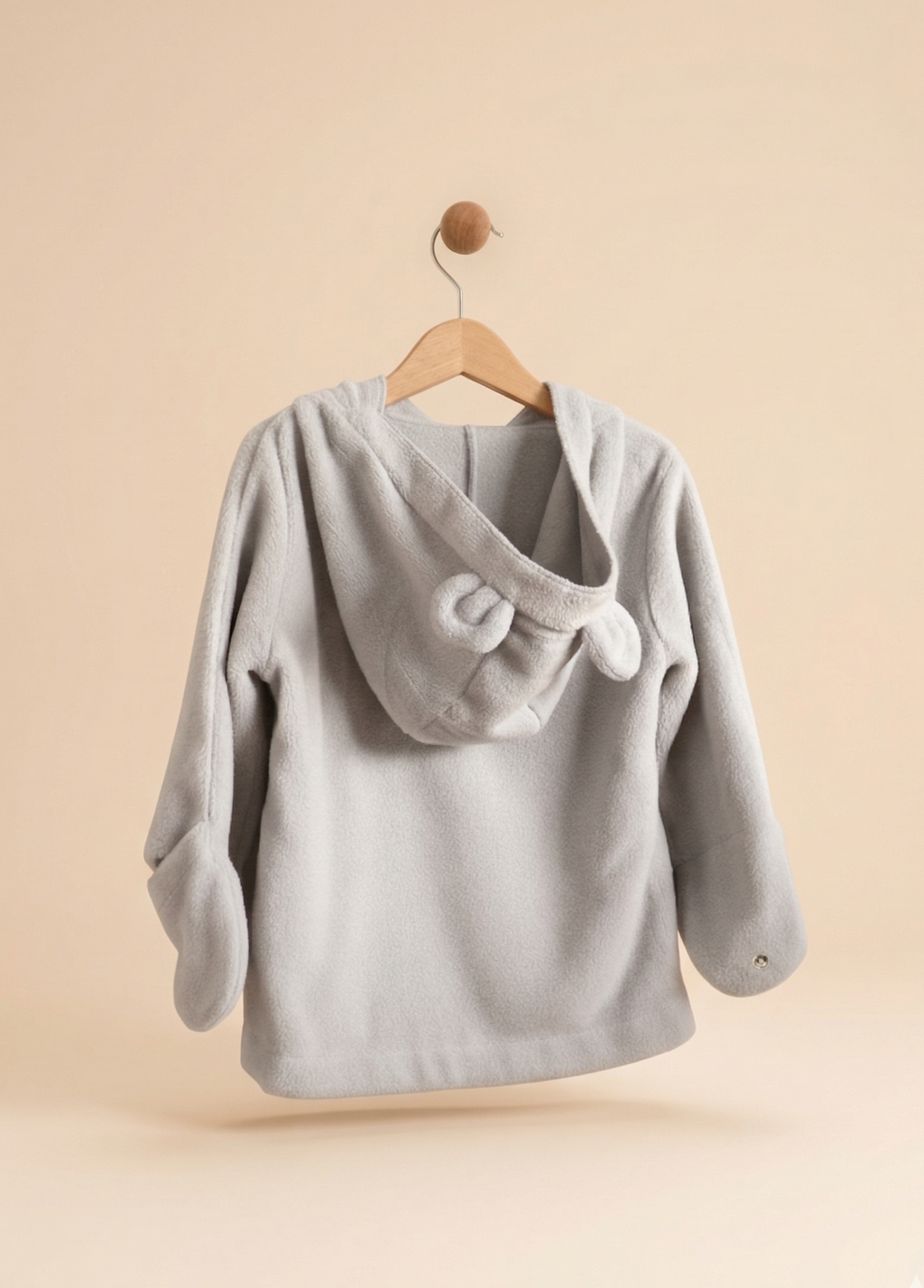 The Nini Bear Blanket - Cloud Grey