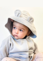 The Nini Bear Blanket - Cloud Grey