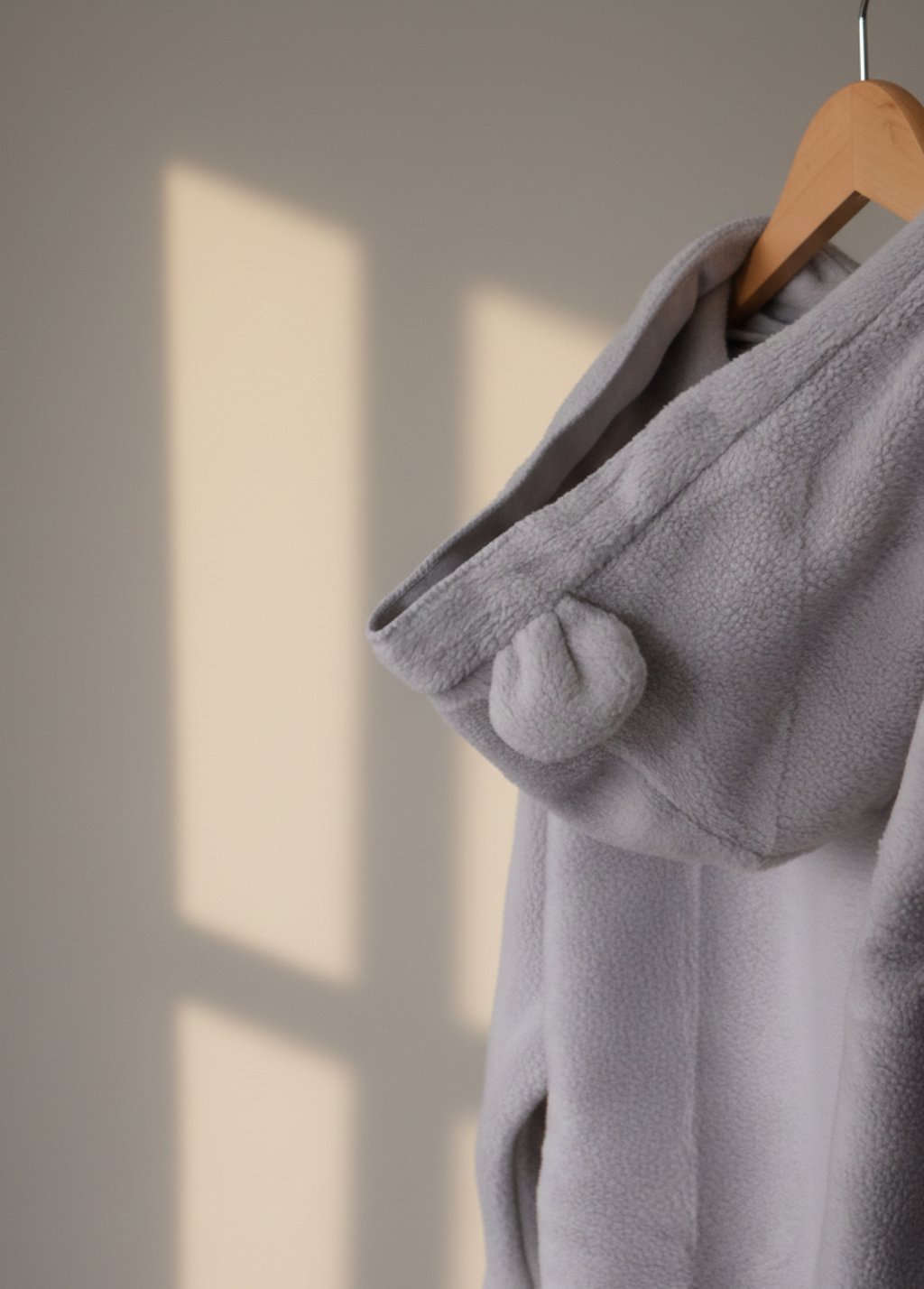 The Nini Bear Blanket - Cloud Grey