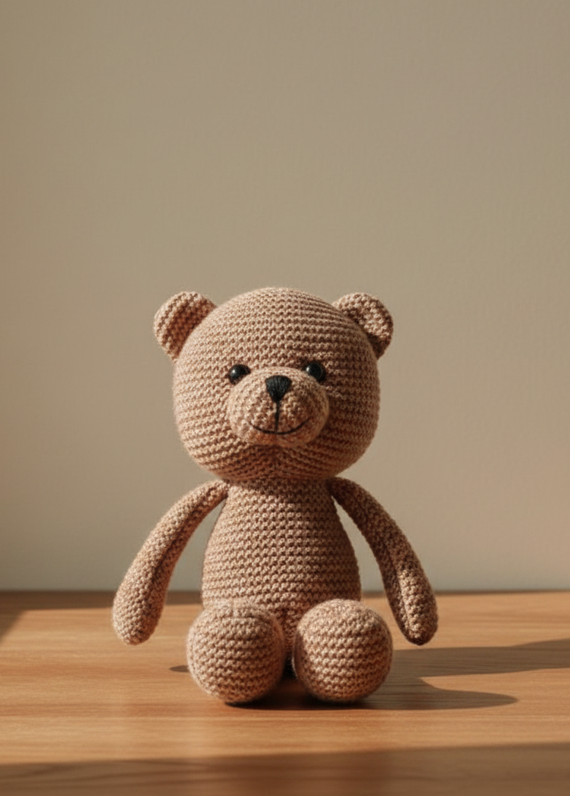 Nini Bear Crochet Bear - Cocoa Bear