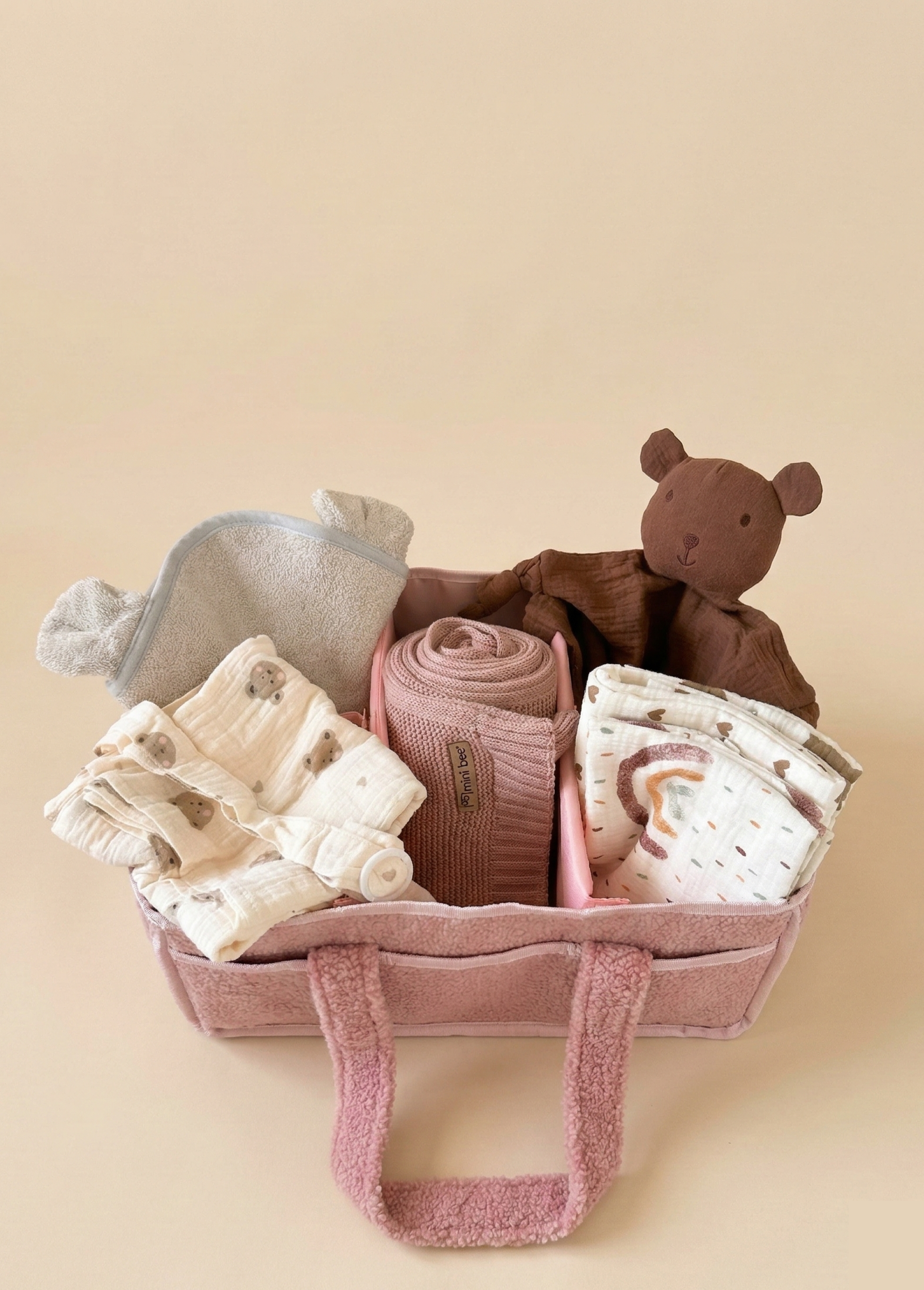 Nini Bear Ultimate Essentials Set - Dusty Pink