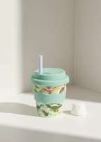 Dino Babychino Cup - 240ml (With Straw)