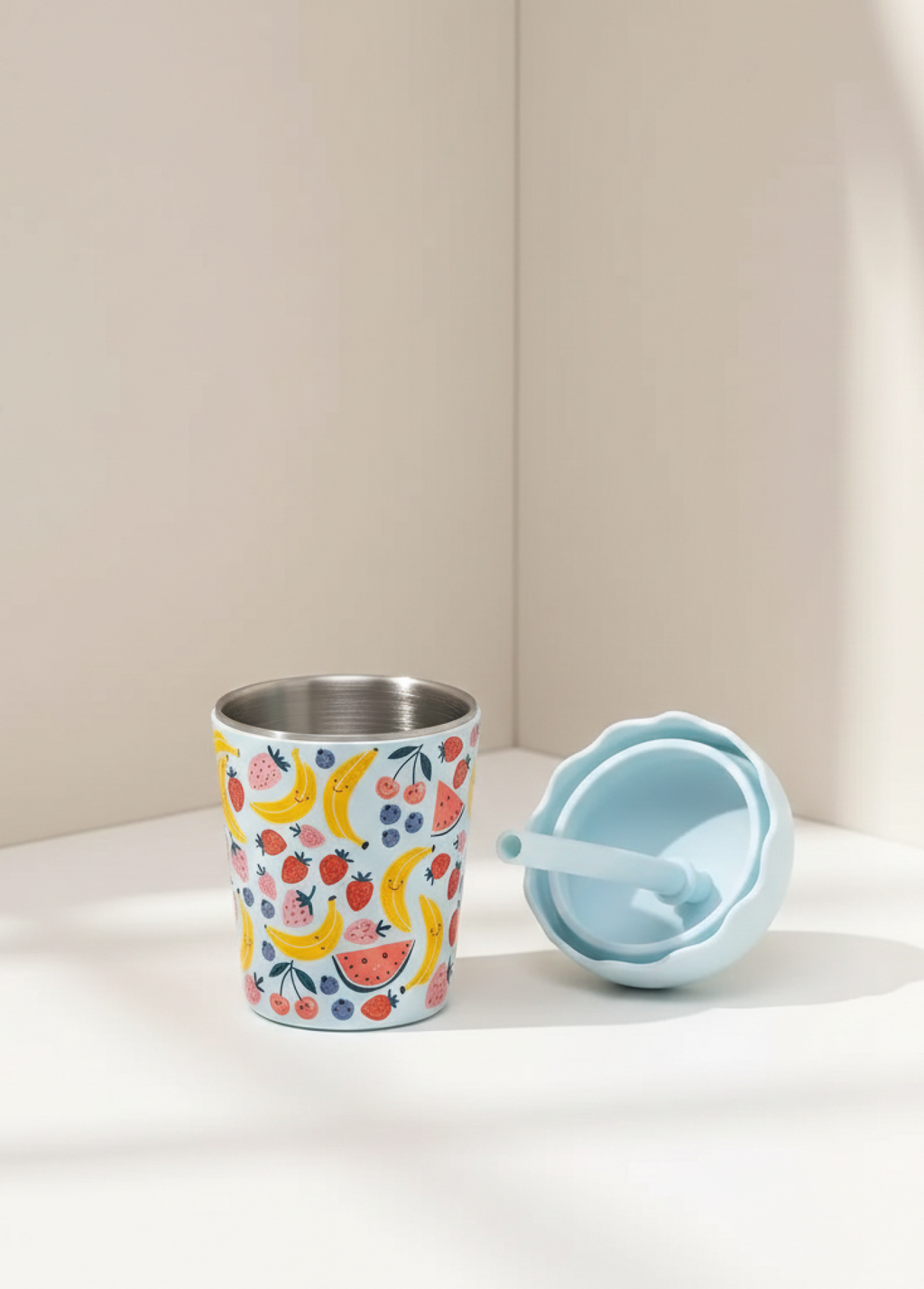 Happy Fruits Mini Smoothie Cup - 200ml (With Straw)