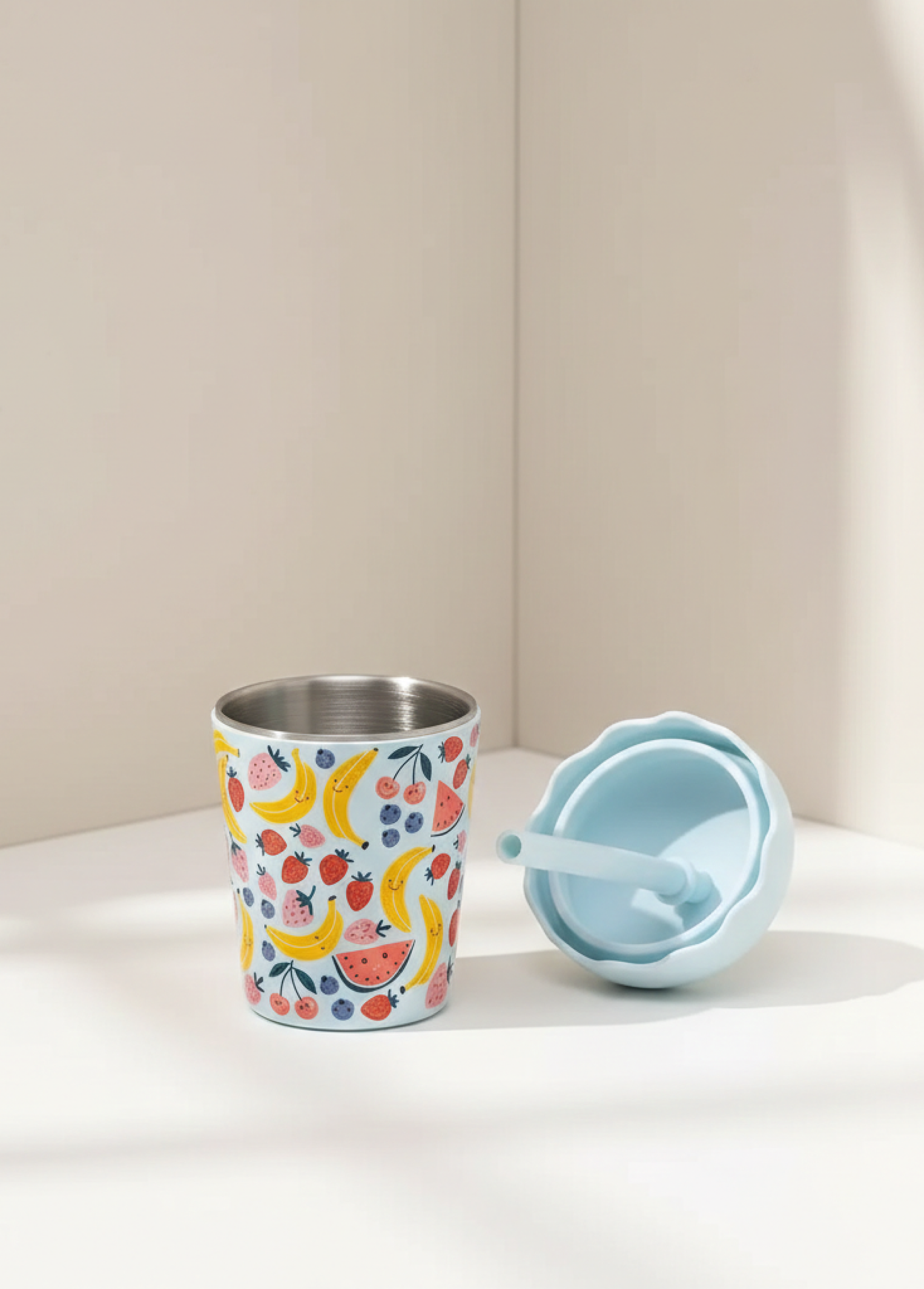 Happy Fruits Mini Smoothie Cup - 200ml (With Straw)