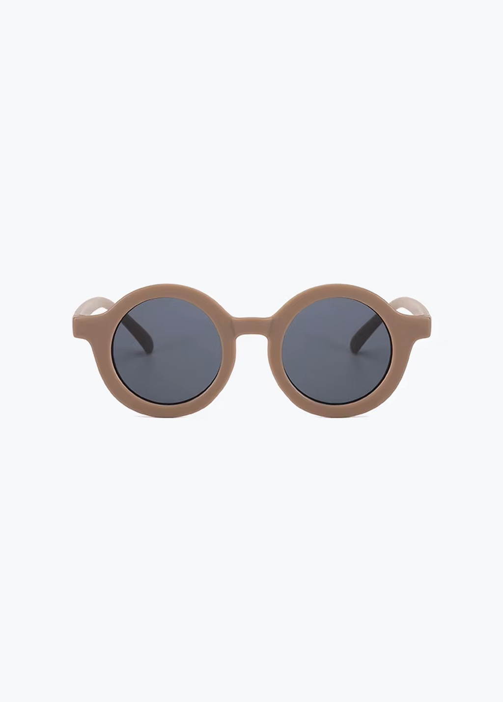 Nini Bear Round Sunglasses - Oat Latte