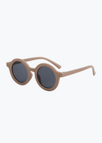 Nini Bear Round Sunglasses - Oat Latte