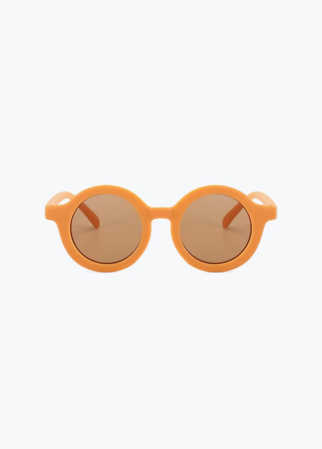 Nini Bear Round Sunglasses - Soft Amber
