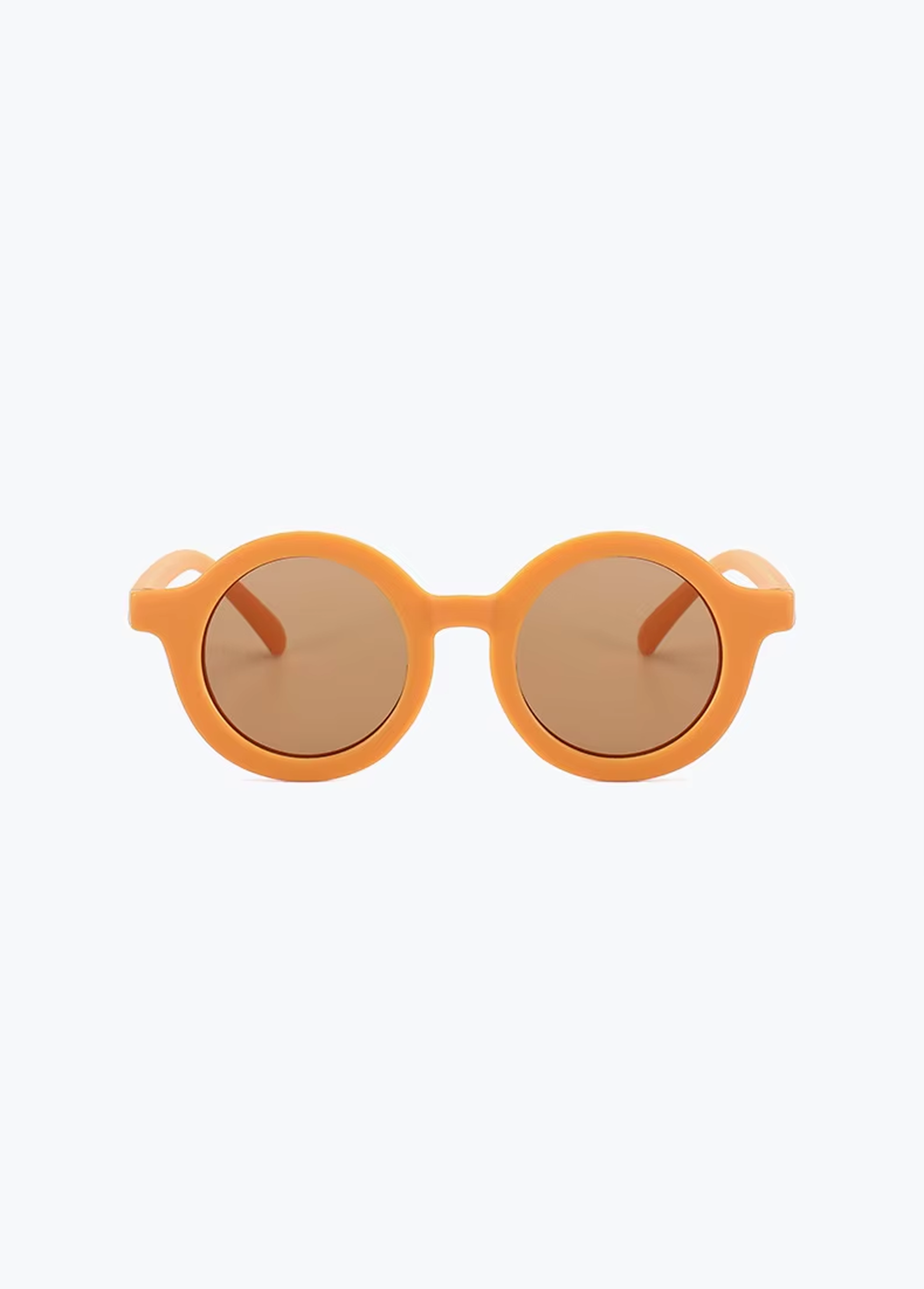 Nini Bear Round Sunglasses - Soft Amber