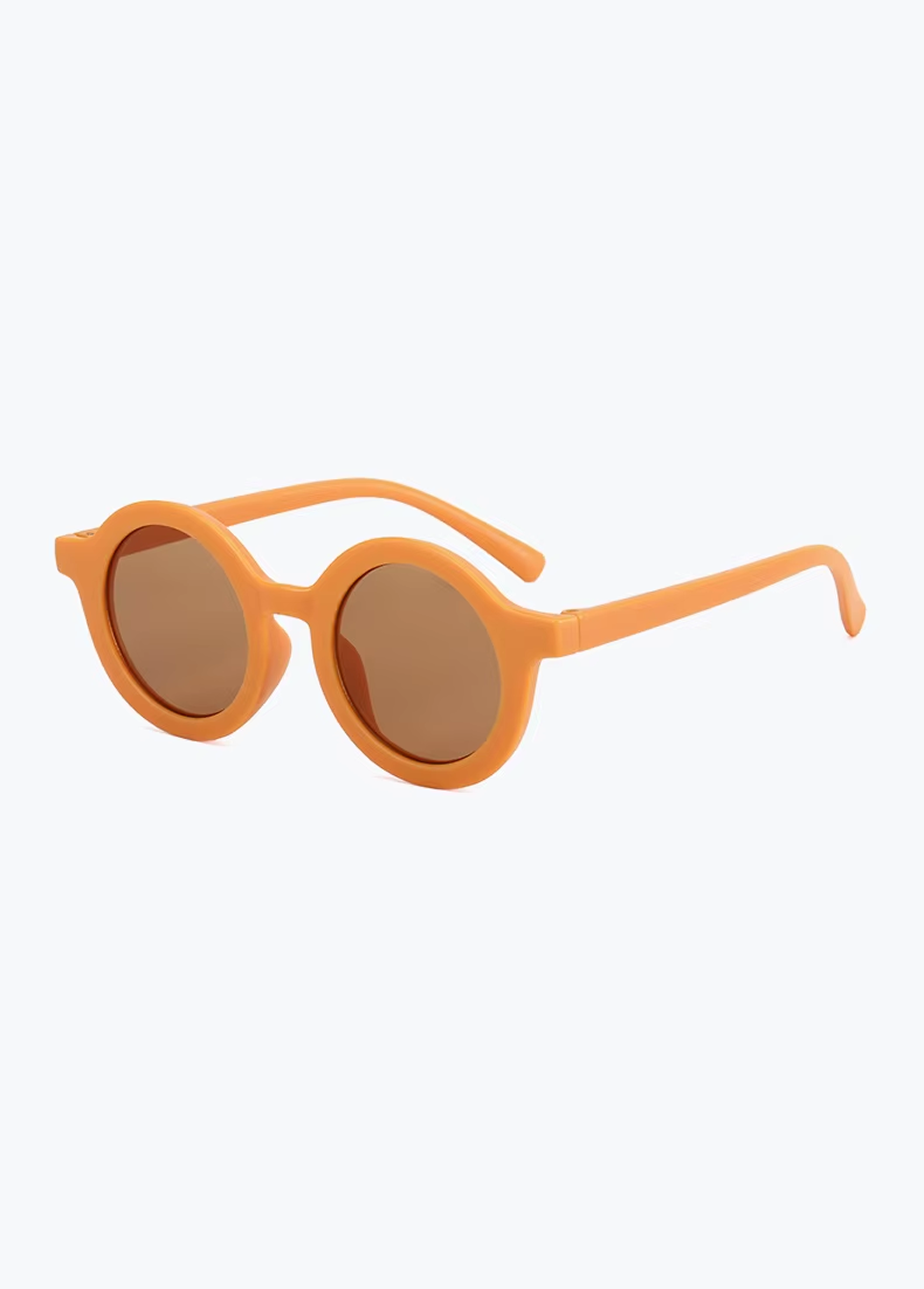 Nini Bear Round Sunglasses - Soft Amber