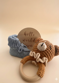 Hello Little One Set Rattle Edition - Sky Mist