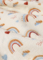 Nini Bear Kids Poncho Towel - Small Flowers