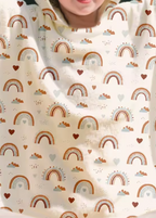 Nini Bear Kids Poncho Towel - Small Flowers