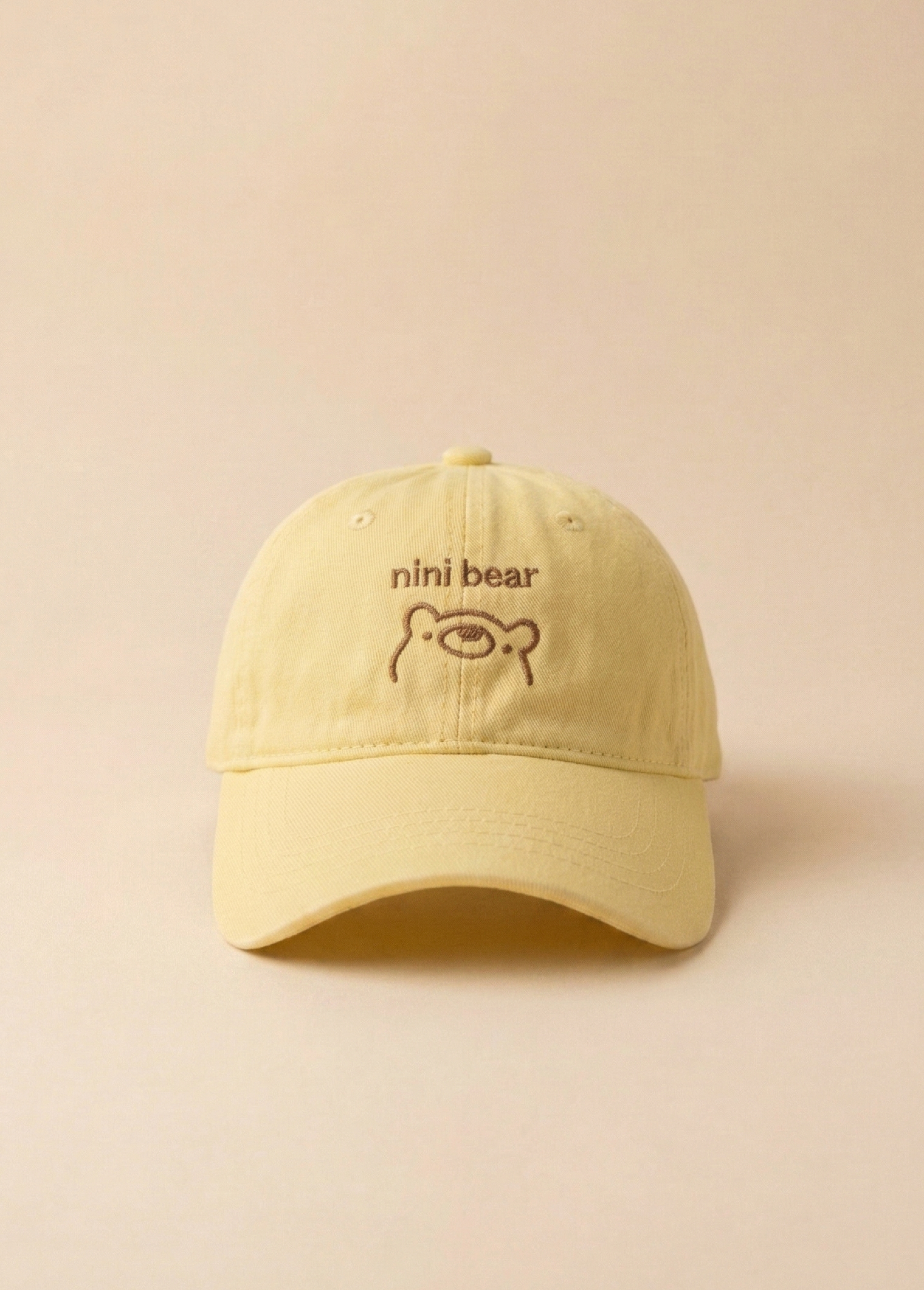 The Nini Bear Cap - Lemon
