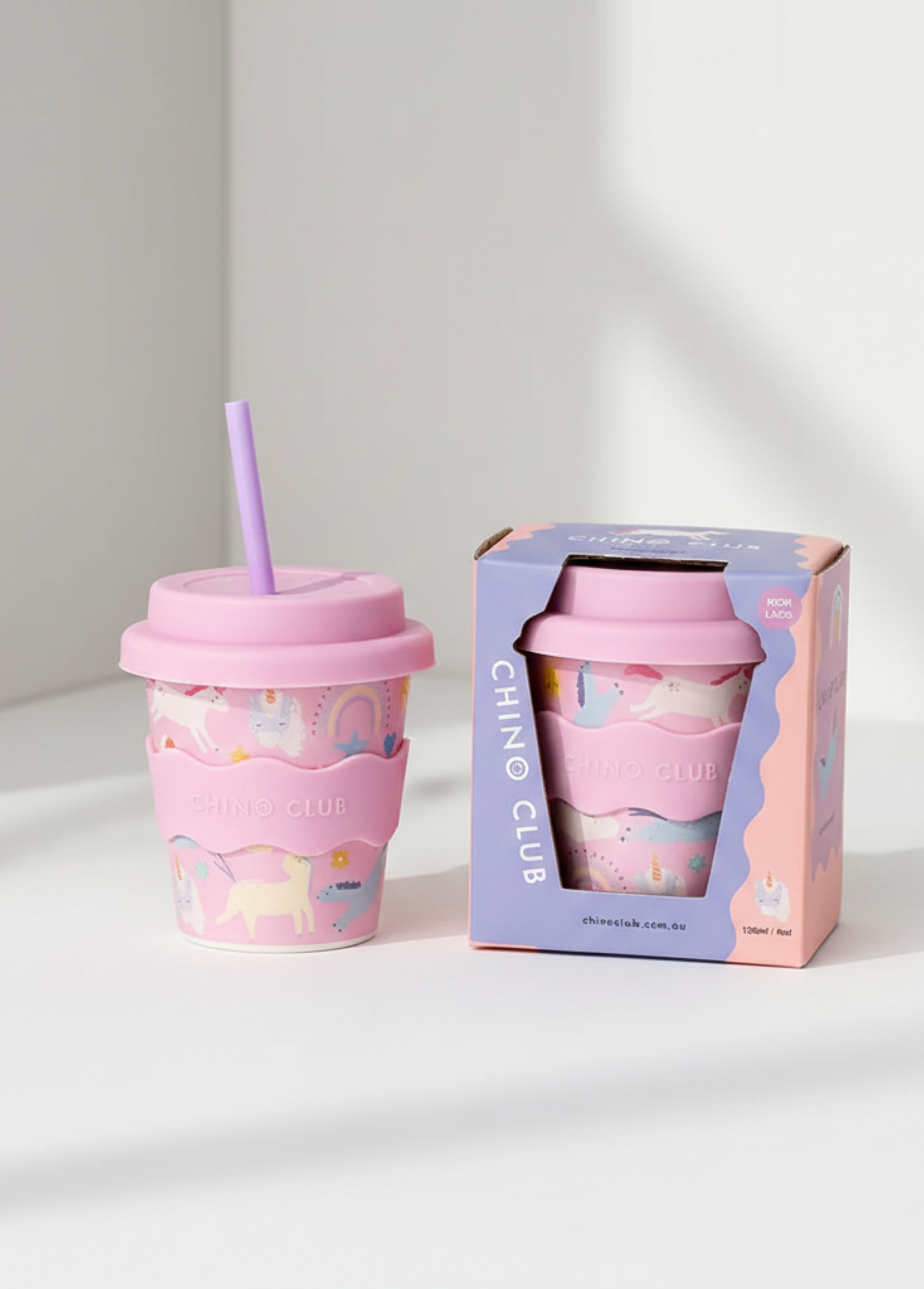 Pink Unicorn Babychino Cup - 120ml
