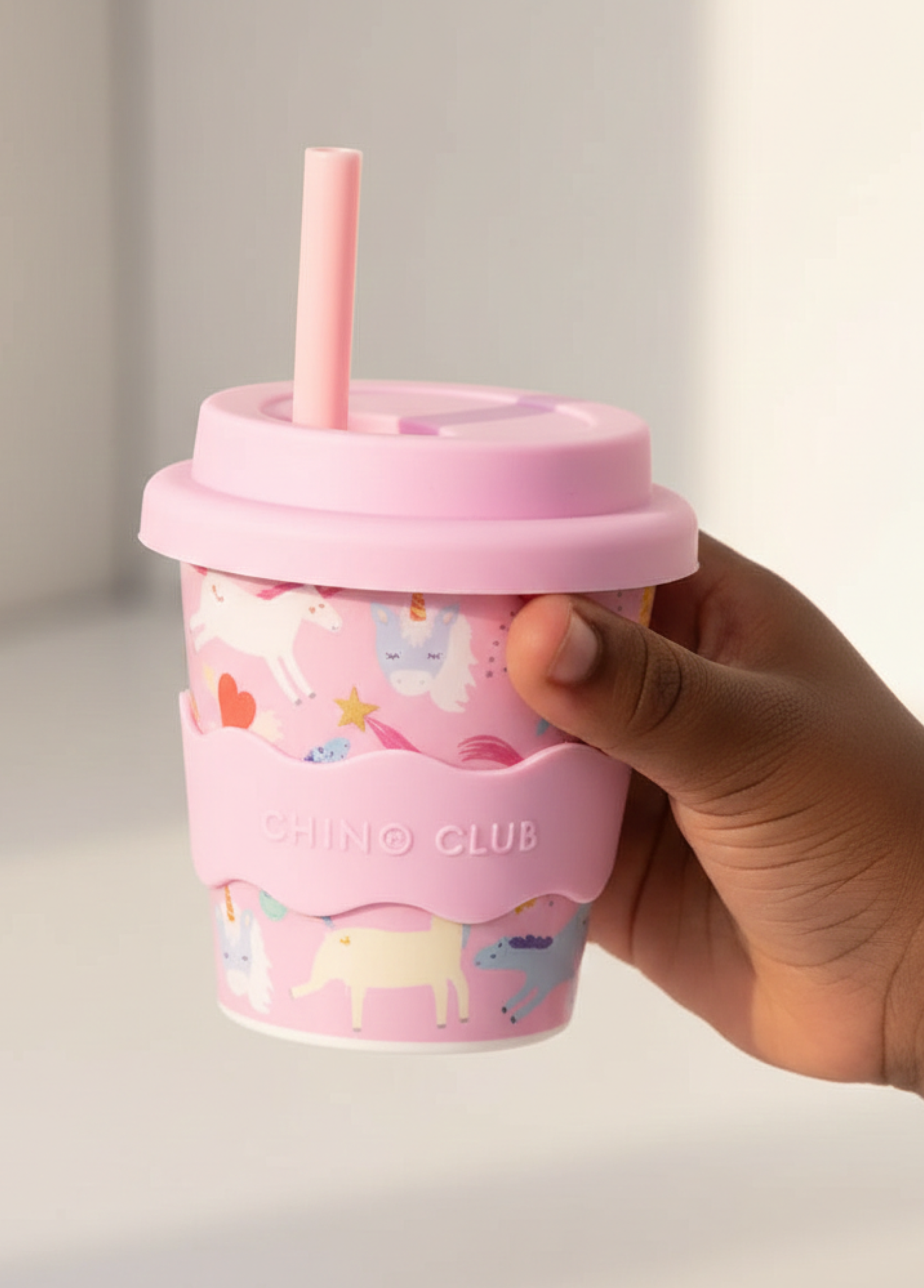Pink Unicorn Babychino Cup - 120ml