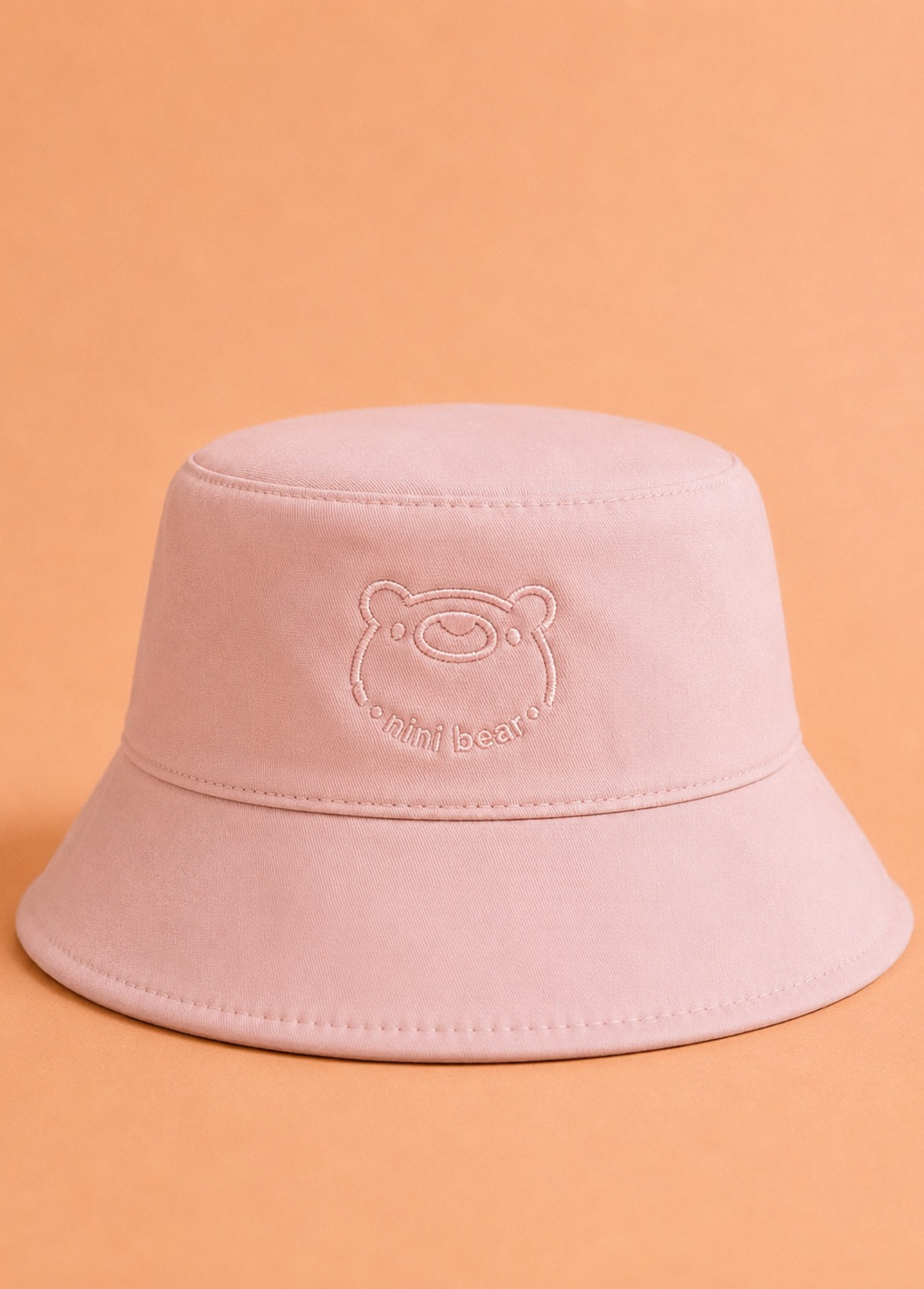 The Nini Bear Bucket Hat - Petal Pink