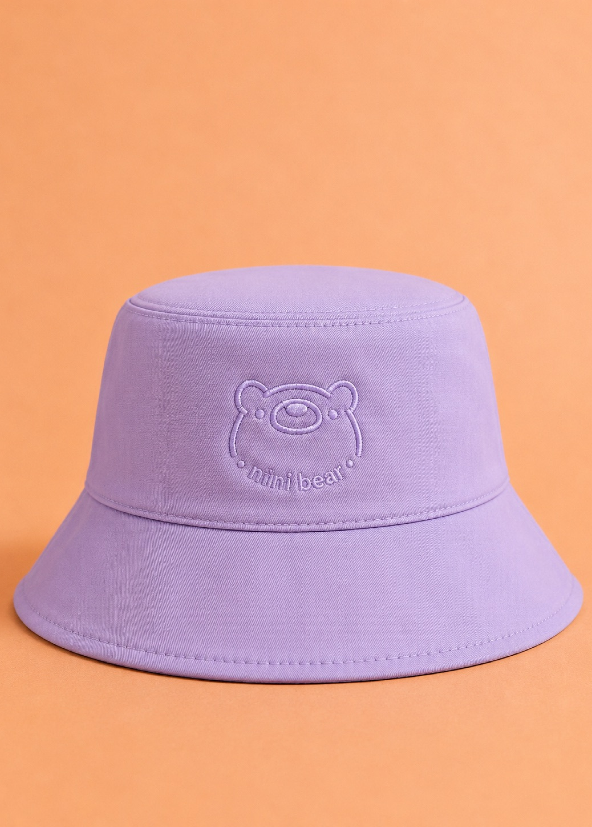 The Nini Bear Bucket Hat - Lilac