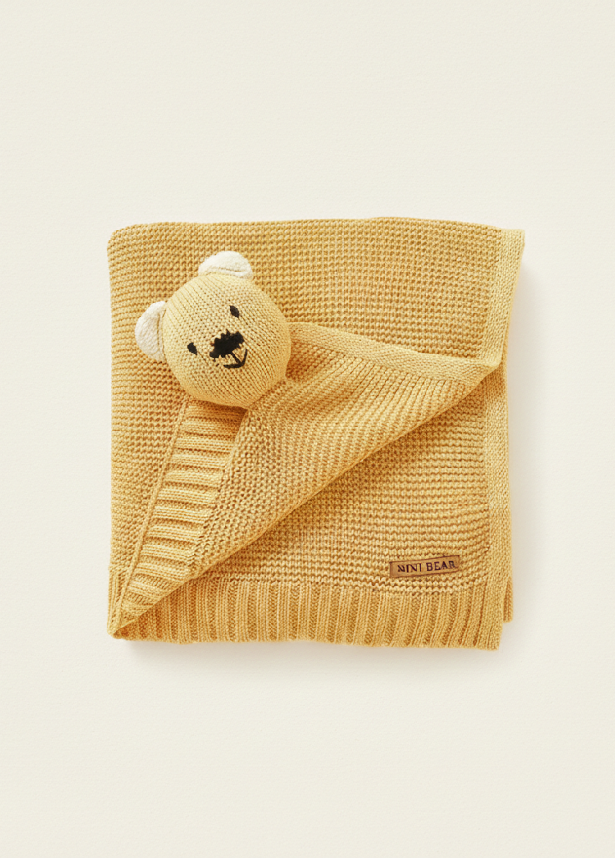 Nini Bear Comfort Blanket - Blush Petal