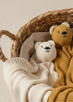 Nini Bear Comfort Blanket - Soft Sunshine