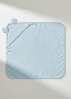 Nini Bear Bear Hug Hooded Towel - Sky Mist