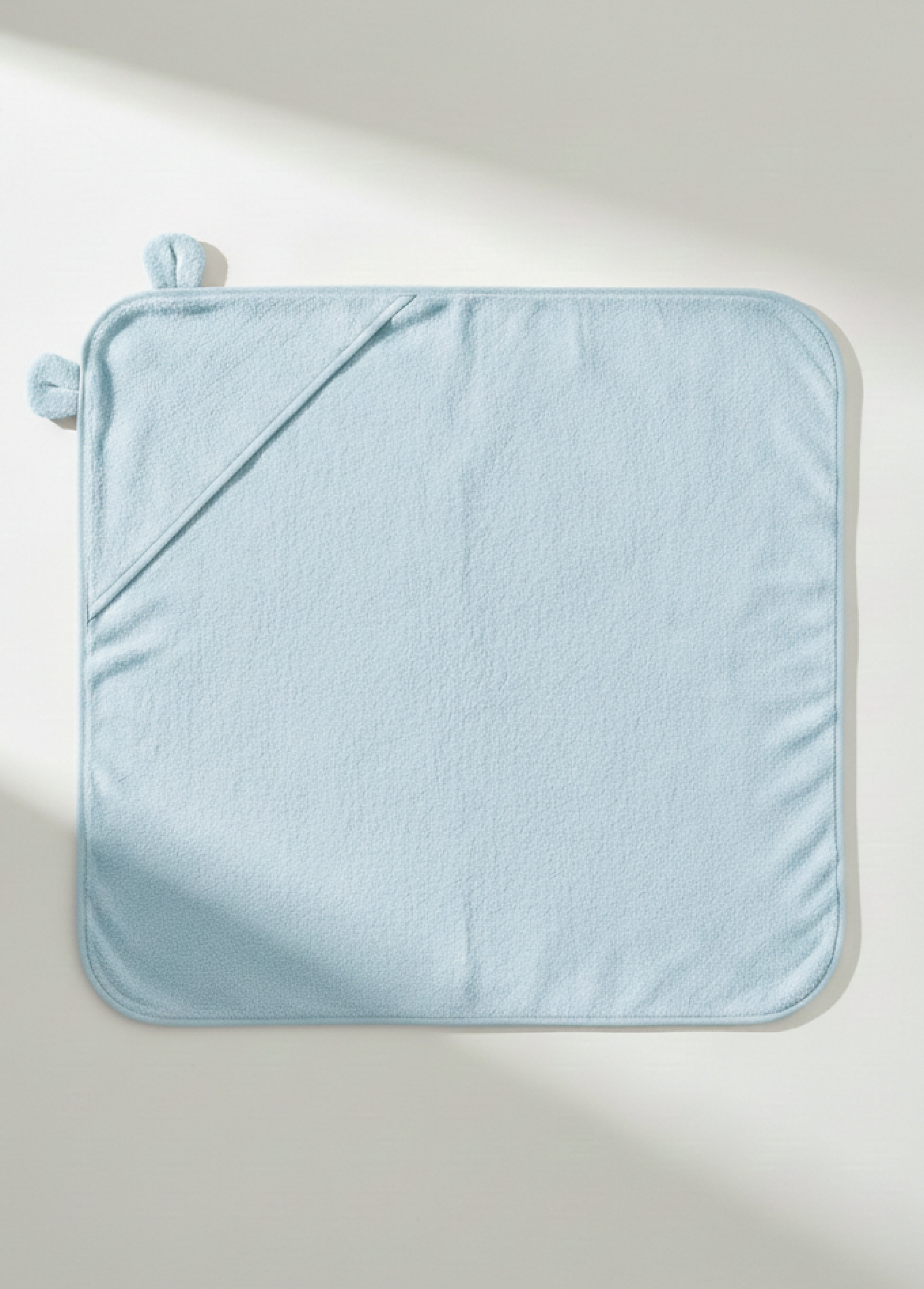 Nini Bear Bear Hug Hooded Towel - Sky Mist
