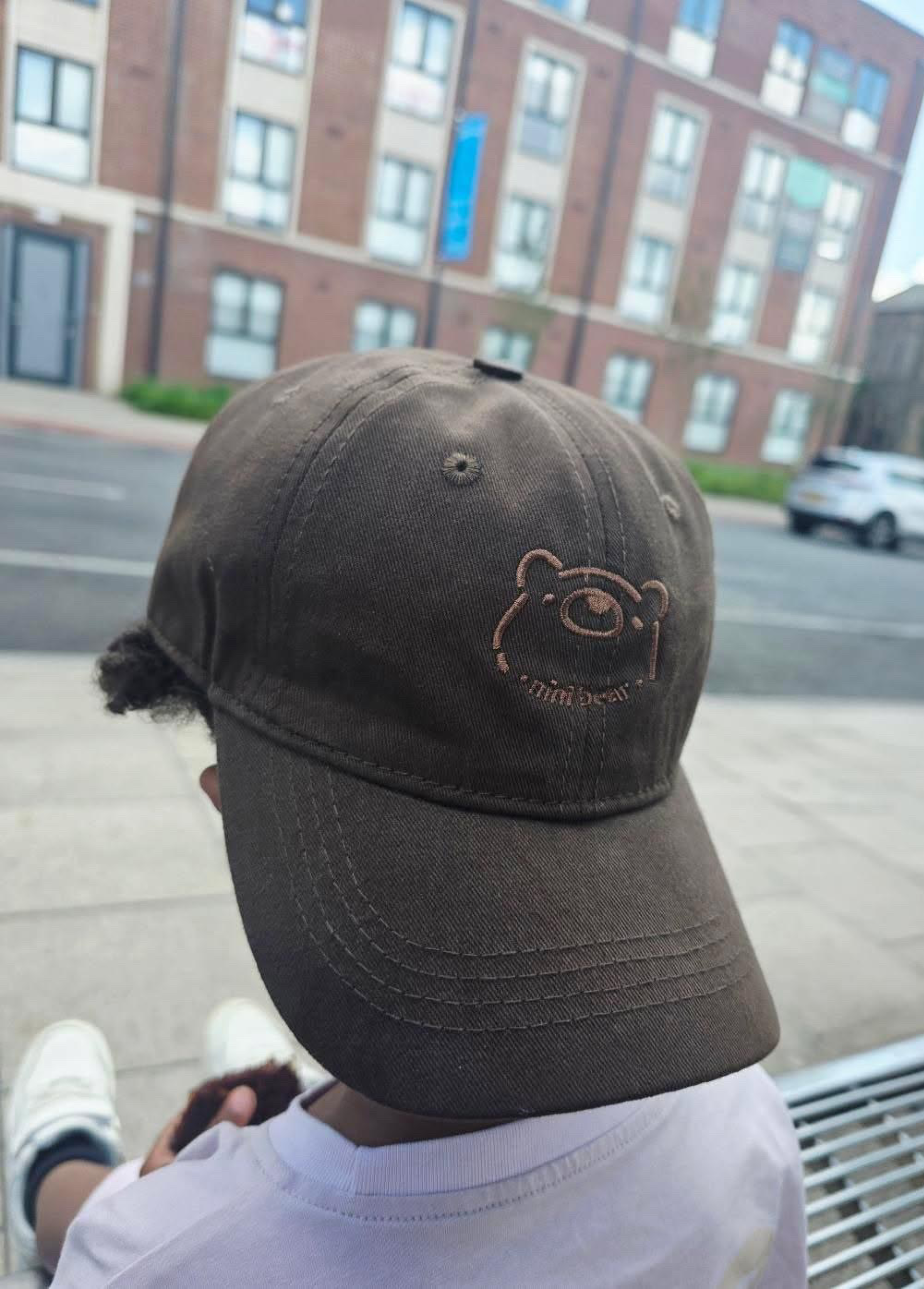 The Nini Bear Cap - Cocoa