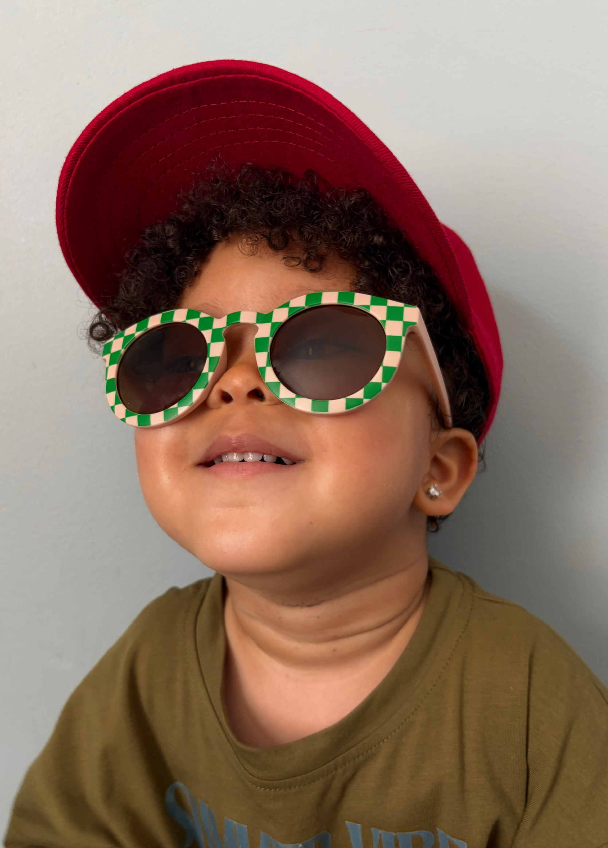 Nini Bear Little Cap - Red Mist