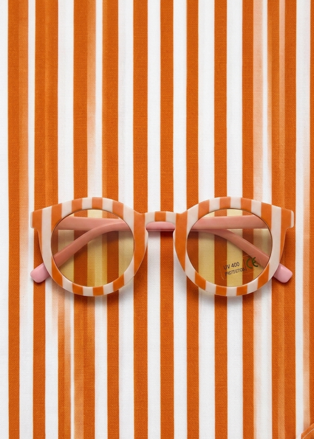 Nini Bear Special Edition Picnic Collection Sunglasses - Peach Picnic