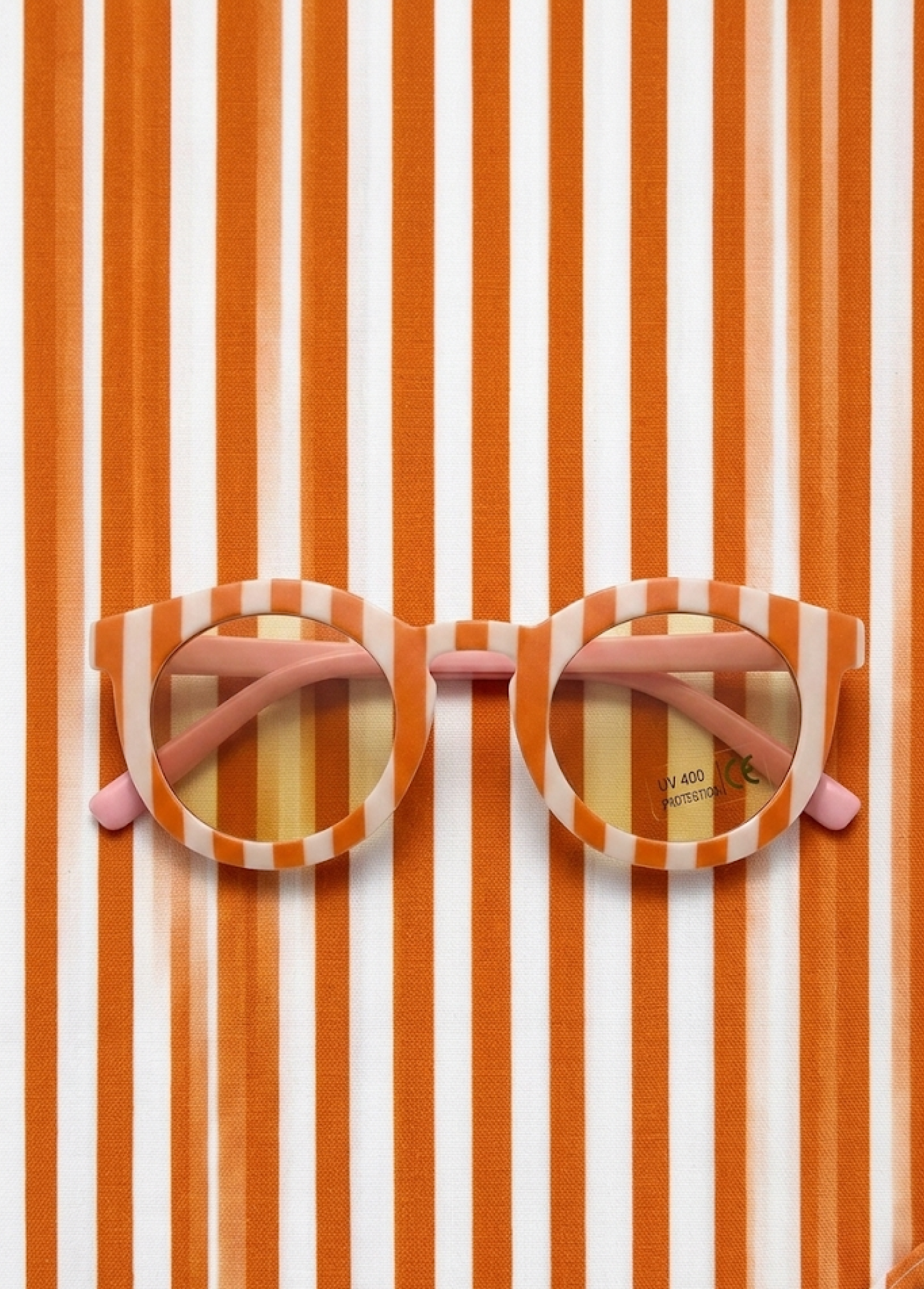 Nini Bear Special Edition Picnic Collection Sunglasses - Peach Picnic