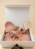 Snuggle Keepsake Set Rattle Edition - Blush Petal