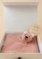 Nini Bear Comfort Blanket - Blush Petal