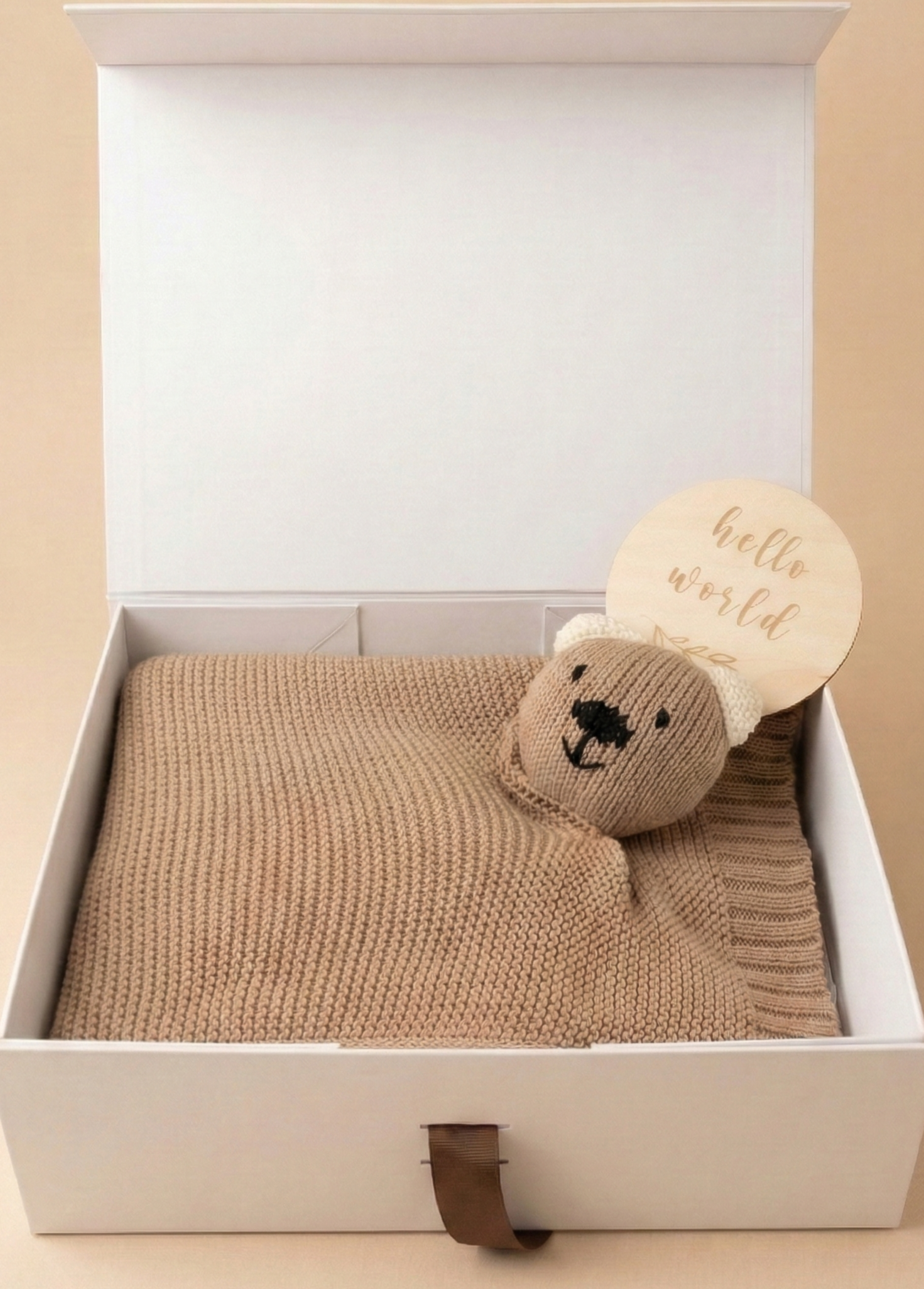Nini Bear Comfort  Blanket - Oat Latte