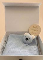 Nini Bear Comfort Blanket - Blush Petal