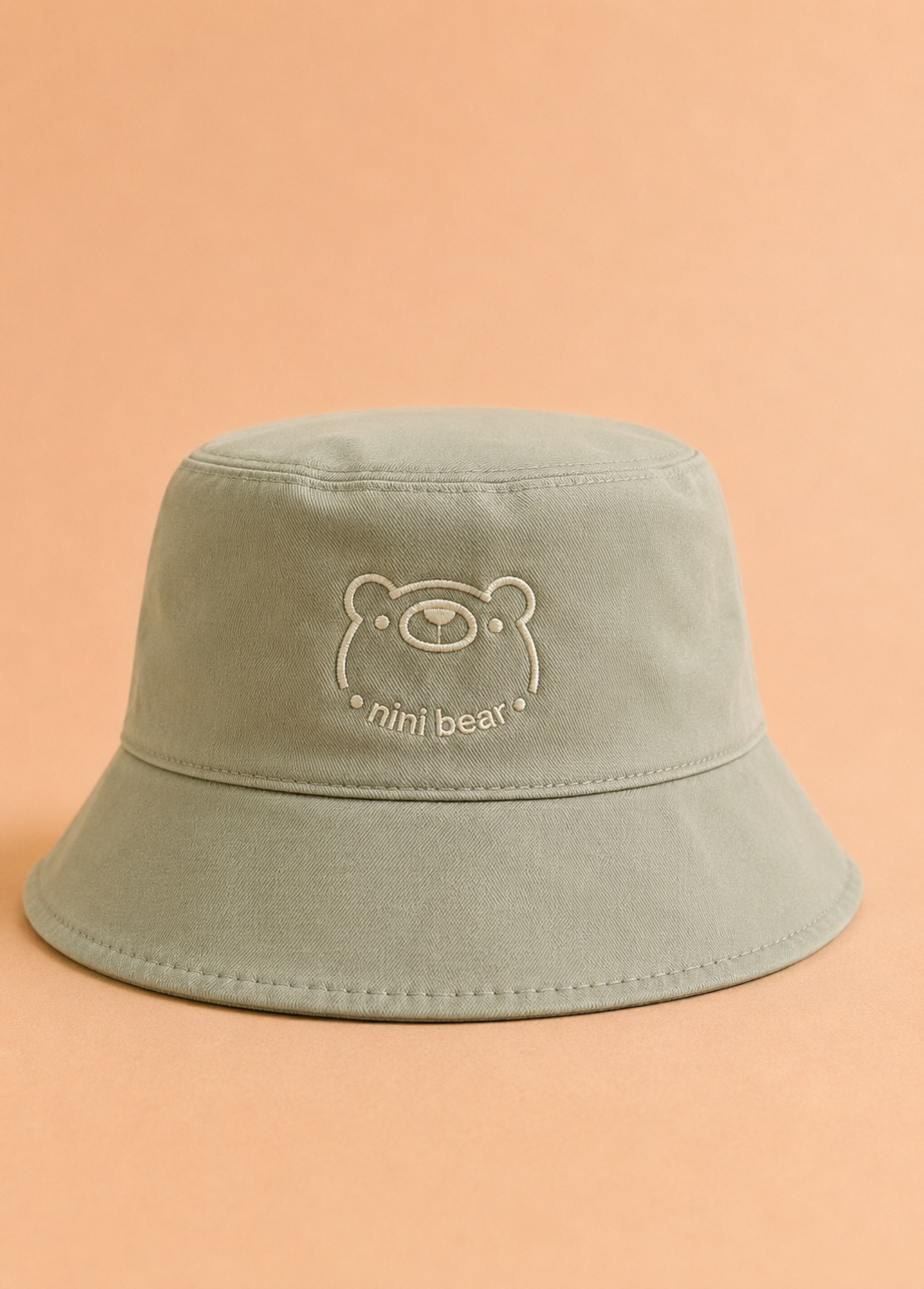 The Nini Bear Bucket Hat - Matcha