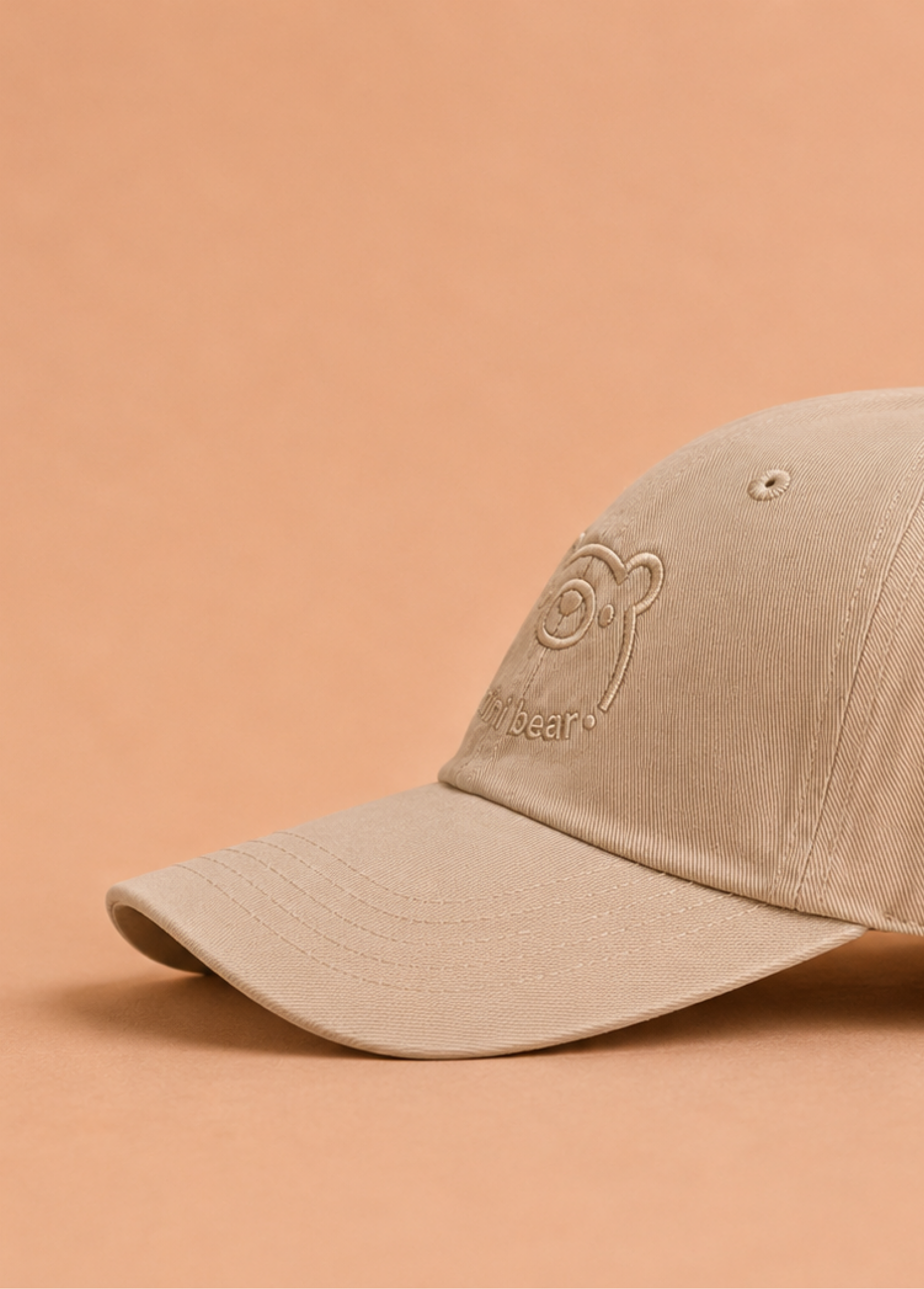 Nini Bear Little Cap - Sand Dune