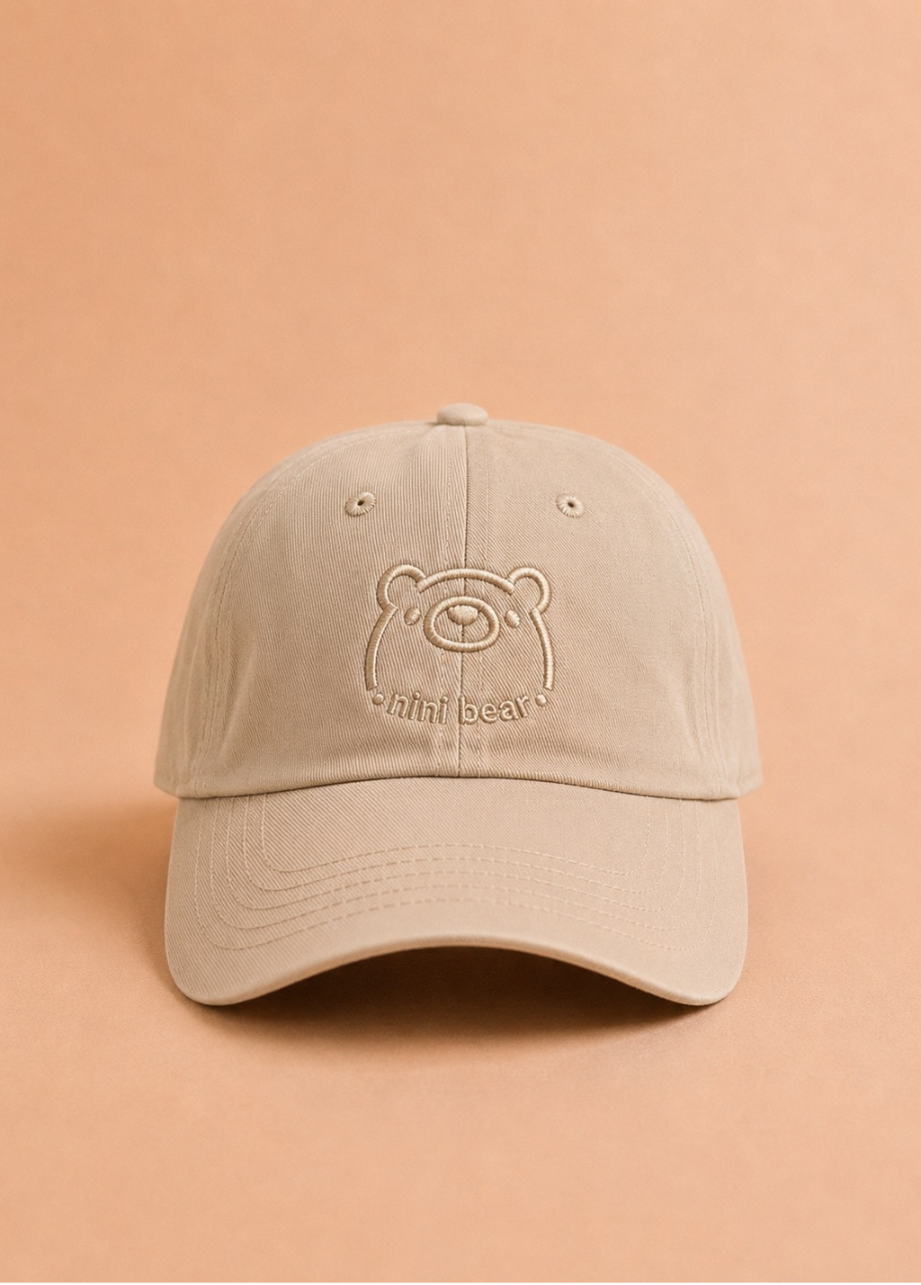 Nini Bear Little Cap - Sand Dune