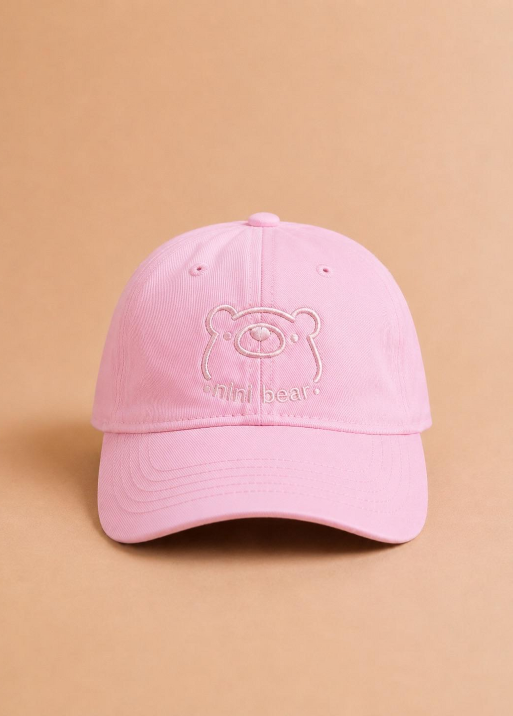 Nini Bear Little Cap - Rose Blush