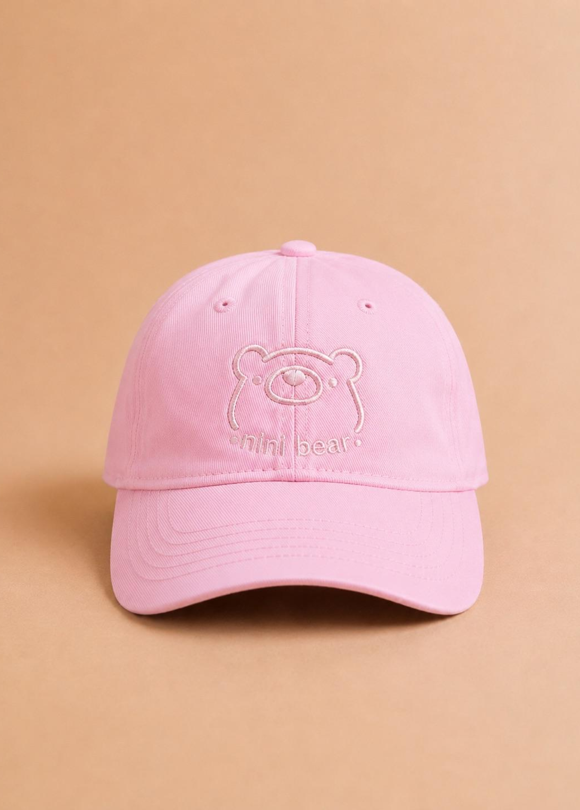 Nini Bear Little Cap - Rose Blush
