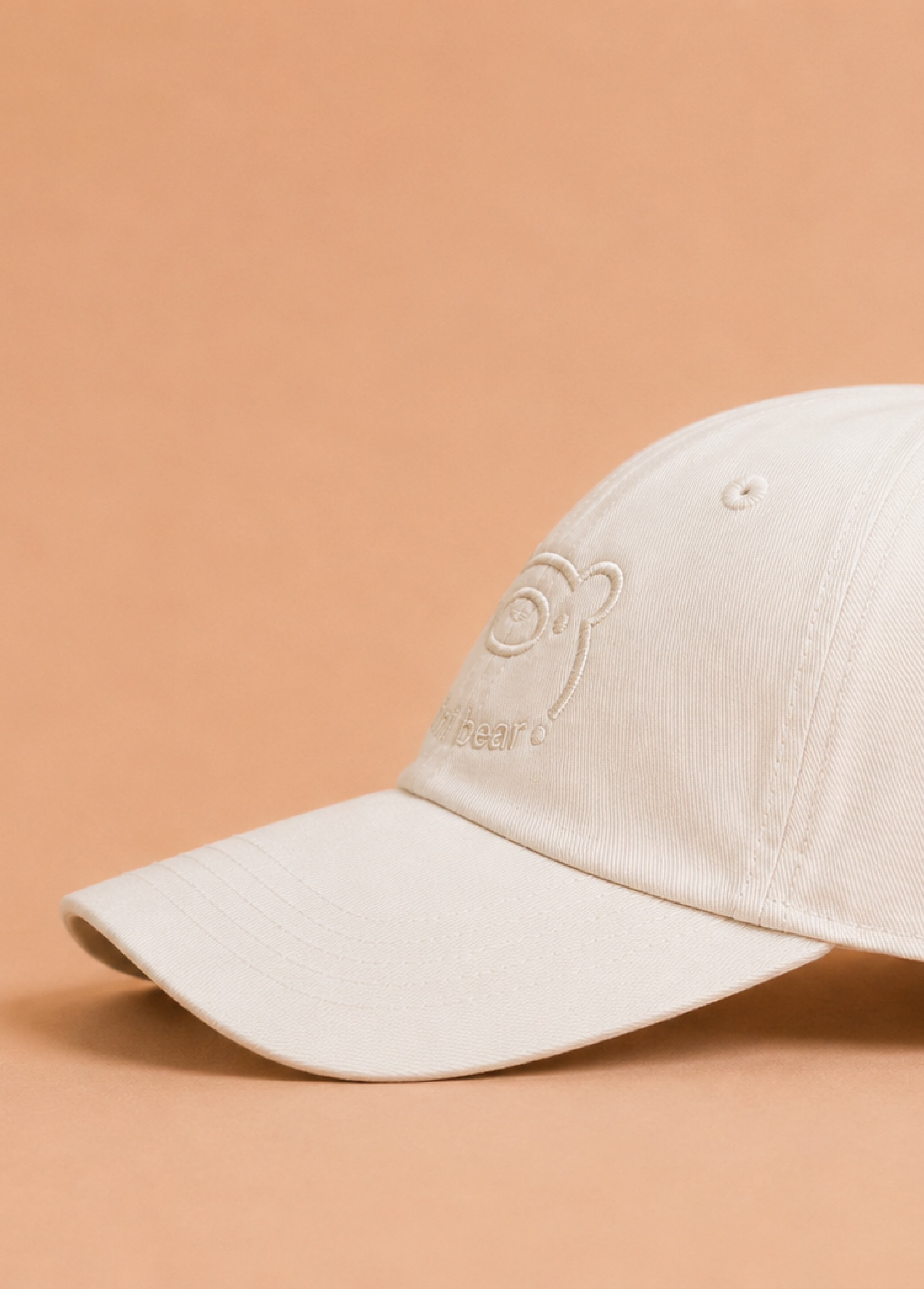 Nini Bear Little Cap - Cloud Cotton