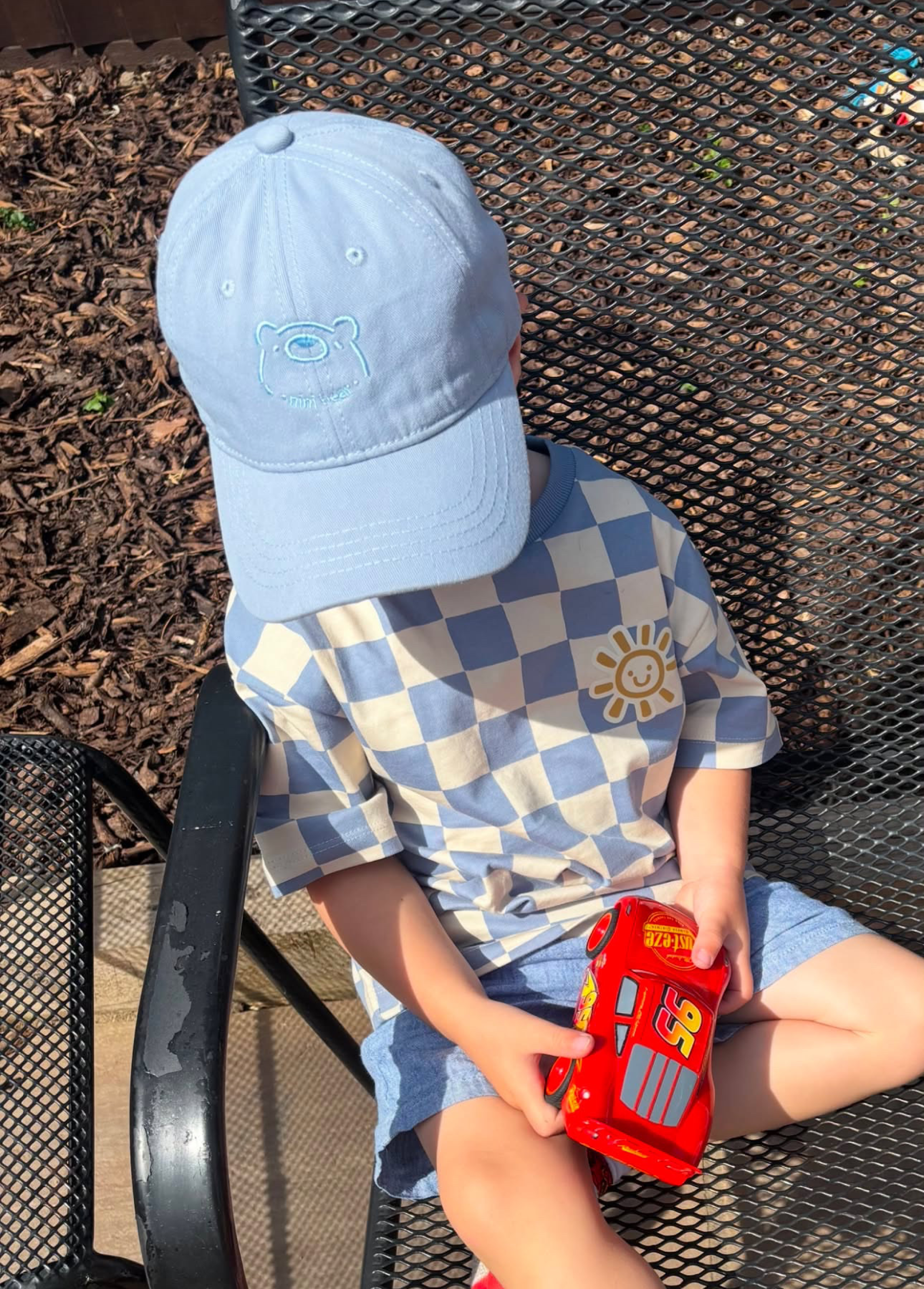 Nini Bear Little Cap - Sky Blue